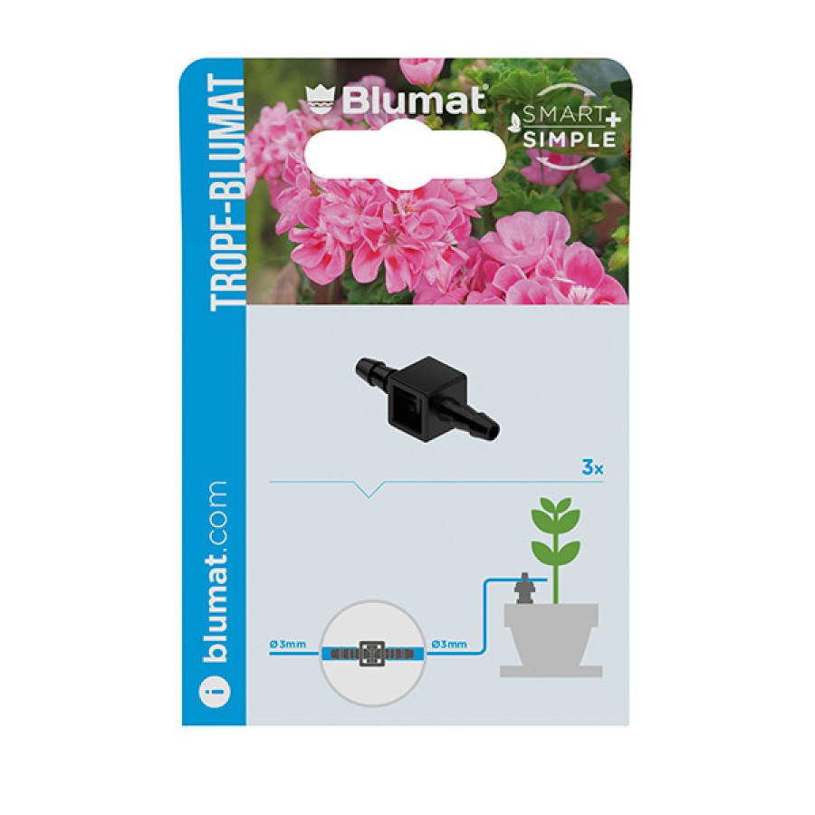 Mini-Hose Union 3-3 mm